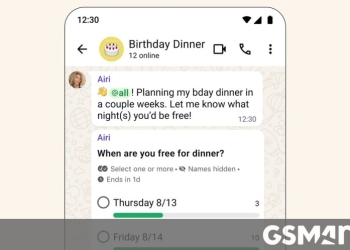 WhatsApp group chat showing the new @all mention tag feature