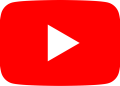 YouTube play button logo in red