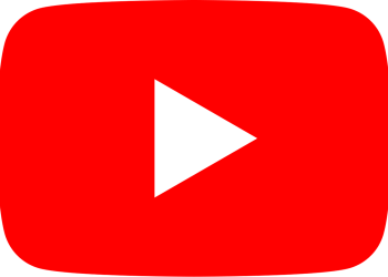 YouTube play button logo in red