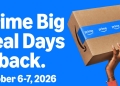 Amazon official Prime Big Deal Days October 6-7 2026 announcement graphic
