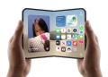 Apple iPhone Duo foldable phone shown opening to reveal its 7.6-inch inner display