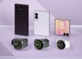 Galaxy Z Fold8 Ultra, Z Fold8, and Z Flip8 lined up with the Watch Ultra2 and Watch9
