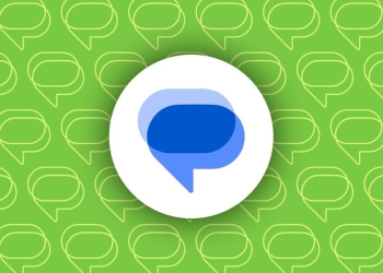 Google Messages app icon on a circular backdrop