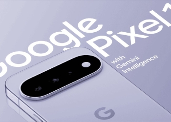 Google Pixel 11 official press render showing the rear camera bar