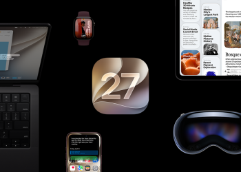 Apple iPadOS 27 official artwork showing the redesigned interface on iPad