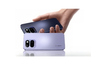 Lava Bold N4 Pro 5G in Monaco Blue and Opulent Lilac color options, rear camera module