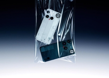 Nothing Phone (3) in white and black, official Nothing press render