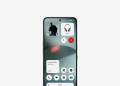 Nothing phone home screen widgets shown on a glyph-style Nothing device