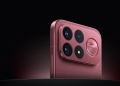 Poco F9 Ultra in red, rear camera module with four lenses and a Sound by Bose speaker grille