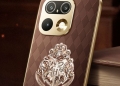 Realme 16 Pro Harry Potter Edition rear panel with Hogwarts crest design