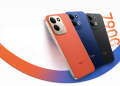 Redmi 17 5G in Eternal Orange, Endless Blue and Absolute Black showing the rear camera module