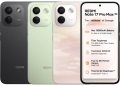Redmi Note 17 Pro Max in Stealth Black, Matcha Green, and Secret Sunrise colors with on-screen 10000mAh battery and Snapdragon 6 Gen 5 spec highlights
