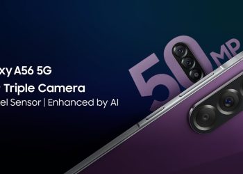 Samsung Galaxy A56 product banner from Samsung India