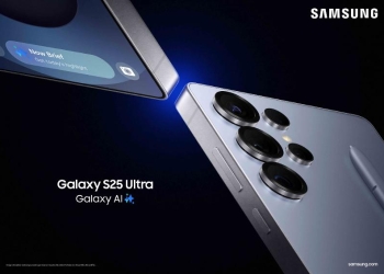 Samsung Galaxy S25 Ultra press image, the kind of Galaxy phone that ships with Samsung Visit In preinstalled