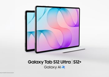Samsung Galaxy Tab S12 series official image showing the Galaxy Tab S12 Ultra and Tab S12 Plus with S Pen