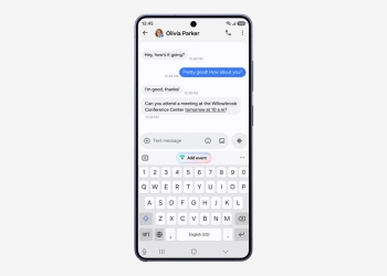 Samsung One UI 9 Galaxy AI messaging feature shown on a Galaxy smartphone