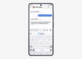 One UI 9 Now Nudge feature showing a text conversation with a suggested calendar event on a Samsung Galaxy phone