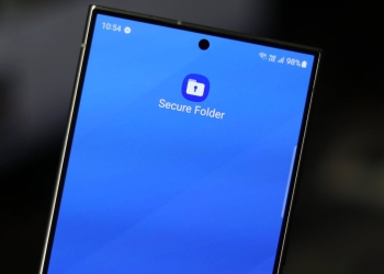 Samsung Secure Folder locked app screen on a Galaxy smartphone