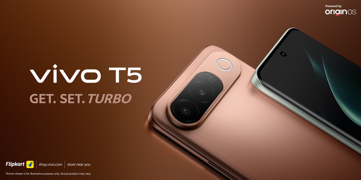 vivo T5 5G Launches in India at Rs 34,999 With a 7,050mAh Battery