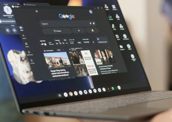 Chrome running on a Googlebook, which has narrower Linux and web app support than a Chromebook