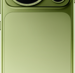 Honor Magic9 Pro Max in Moss Green, rear view showing the circular ARRI camera module