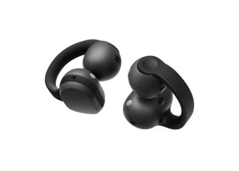 Samsung Galaxy Buds On clip-on open-ear wireless earbuds in black
