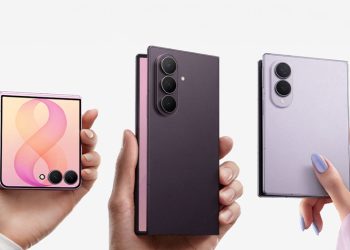 Samsung Galaxy Z Fold8 Ultra, Z Fold8 and Z Flip8 held side by side, ahead of India festive sale pricing