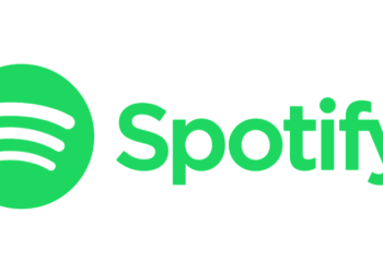 Spotify logo with green icon and wordmark