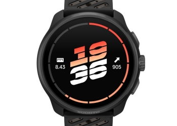 Suunto Race 3S in Titanium Black, front view with watch face